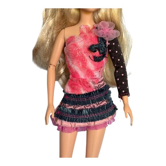 Vintage 2000 My Scene Doll Rebel Style Kennedy Long Blonde Hair Blue Green Eyes - Picture 4 of 11